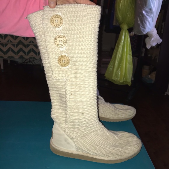 UGG Shoes - Cream Knit Ugg Boots ♥️